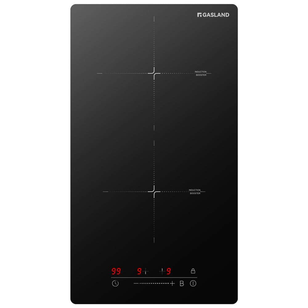 GASLAND 12 in. Induction Cooktop Smooth Top with 2 Elements Built-In in Black