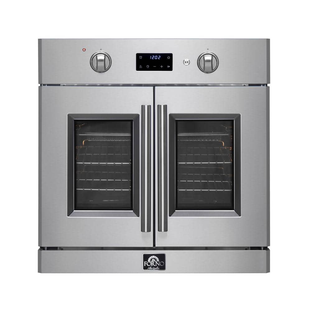 Forno Asti 30 in. Electric French Door Single Wall Oven Stainless Steel