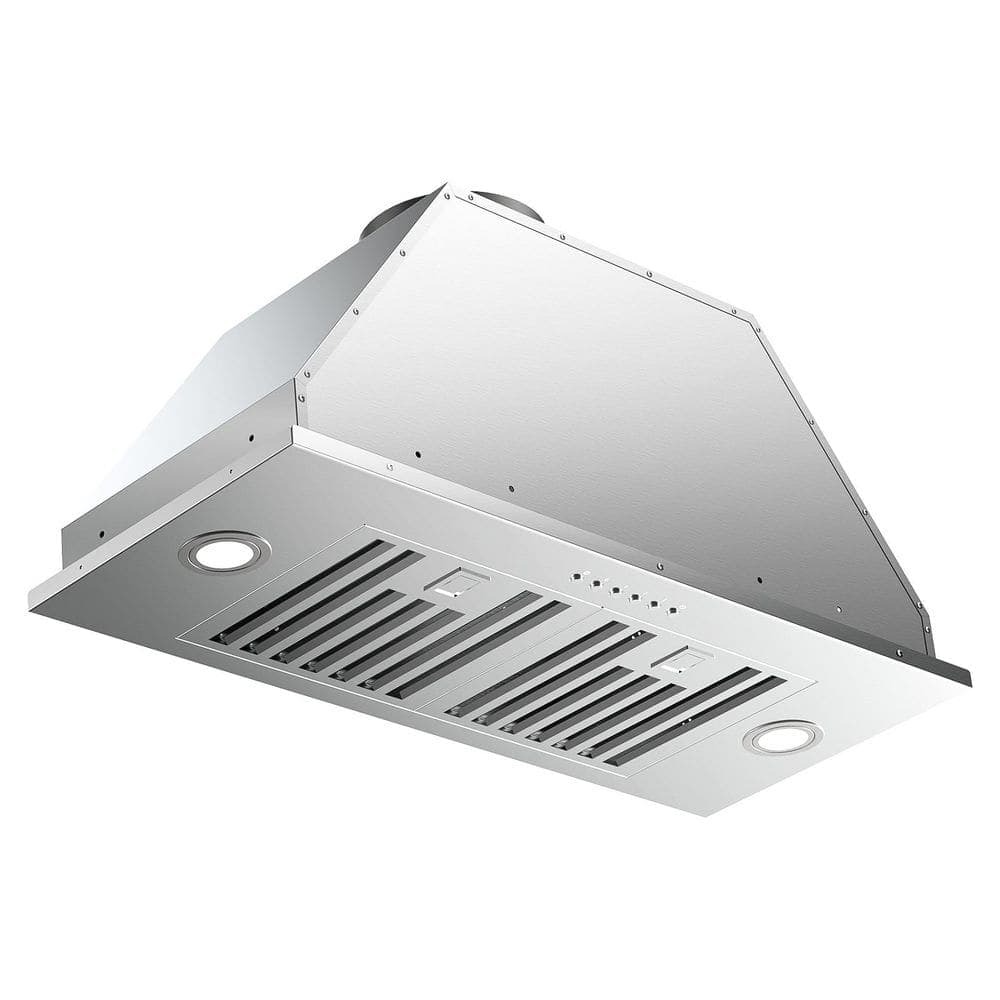INATECK 30 in. 900 CFM Convertible Insert Range Hood with 4-Speed Control,Low Noise,Long-Term Warranty,Lights in Stainless Steel