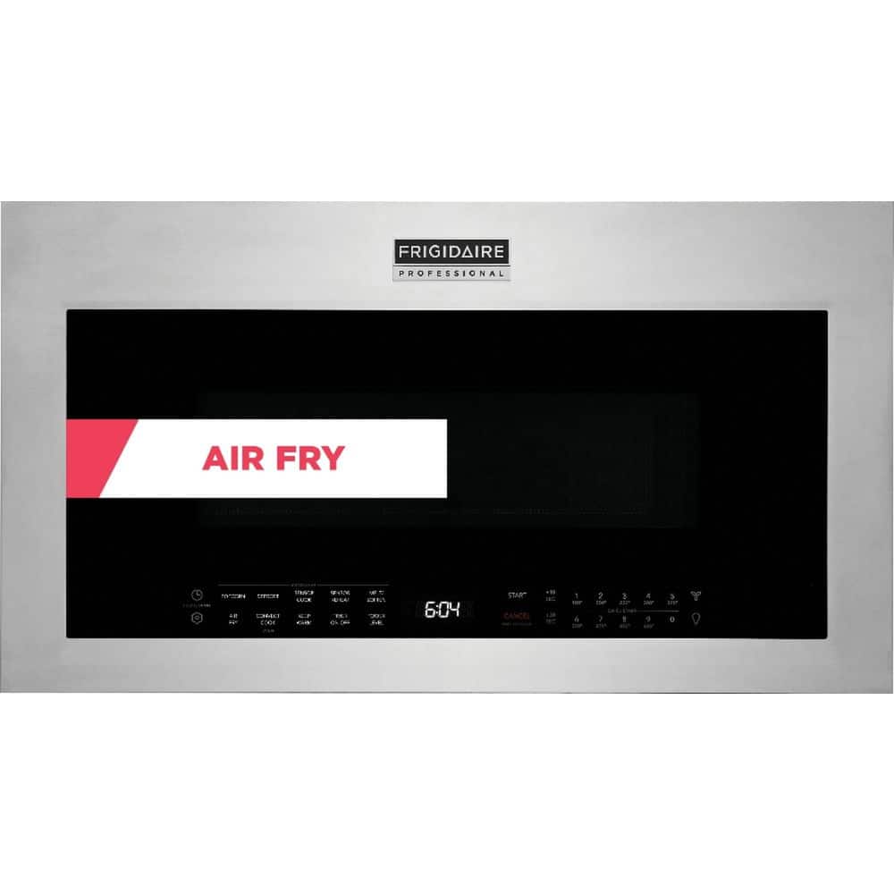 Frigidaire Professional 30 in. 1.9 cu. ft. Over-the-Range Microwave in Stainless Steel with Vent and Air Fry