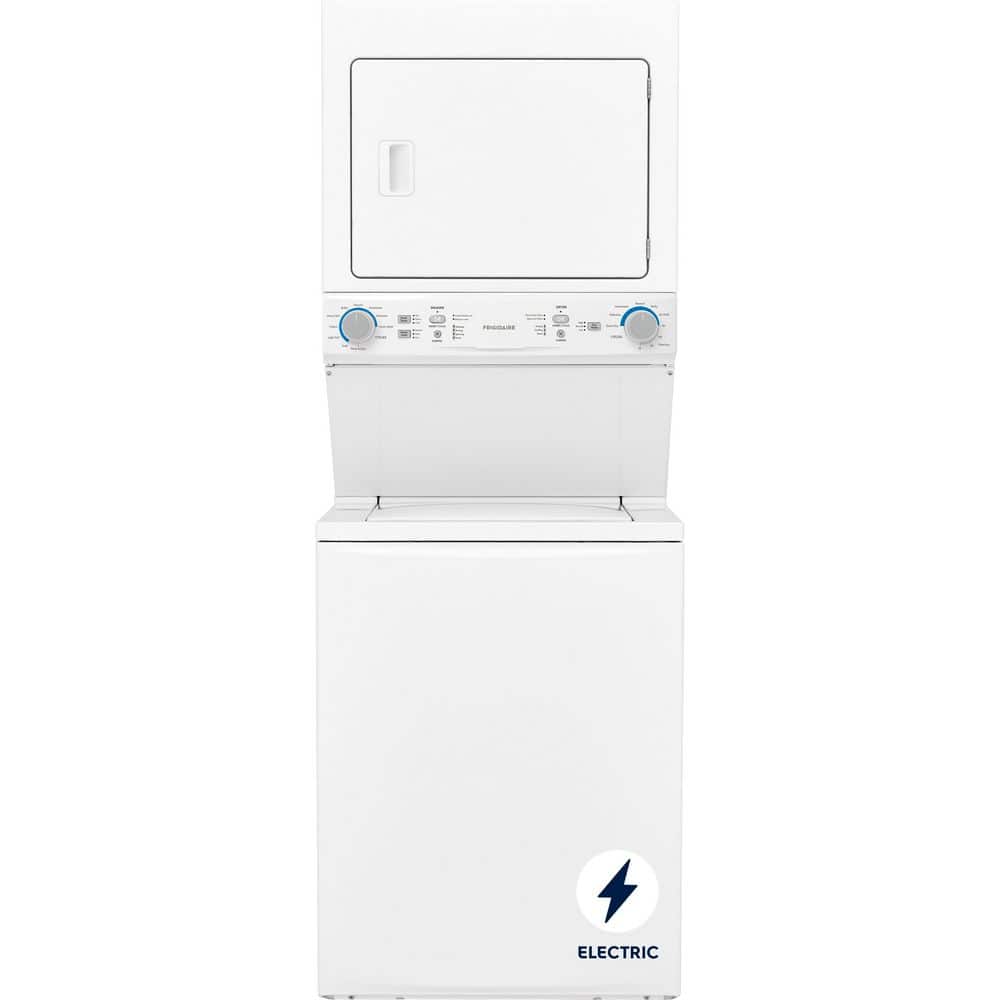 Frigidaire 3.9 cu. ft. Washer and 5.5 cu. ft. Electric Dryer Combo in White with Quick Wash & Dry Cycle and MaxFill Wash Cycle
