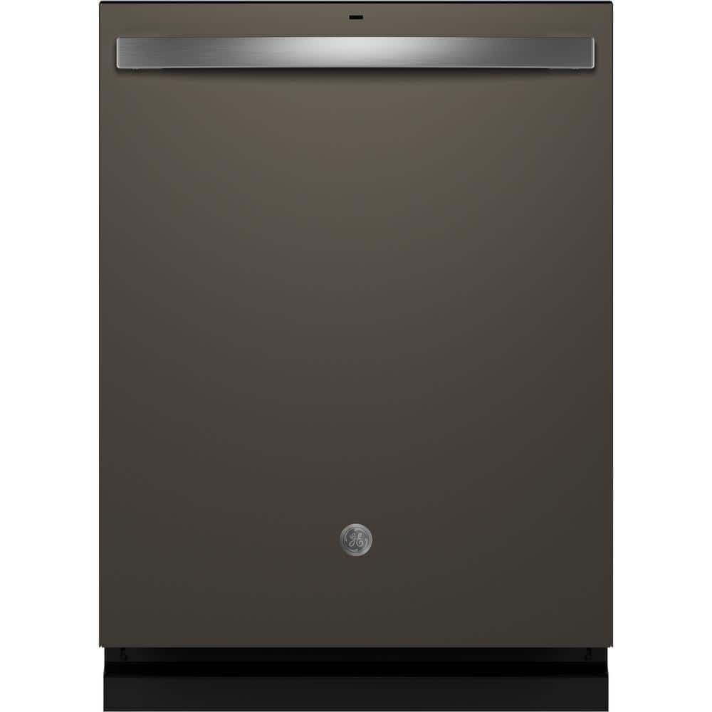 GE 24 in. Slate Top Control Built-In Tall Tub Dishwasher with Dry Boost, 3rd Rack, and 47dBA