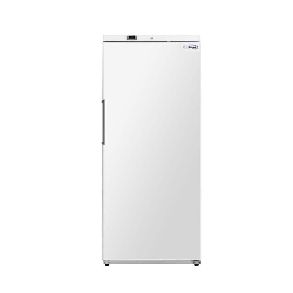 Koolmore 30 in. 21 Cu. Ft. Auto/Cycle Defrost Commercial Reach-in Upright Freezer in White