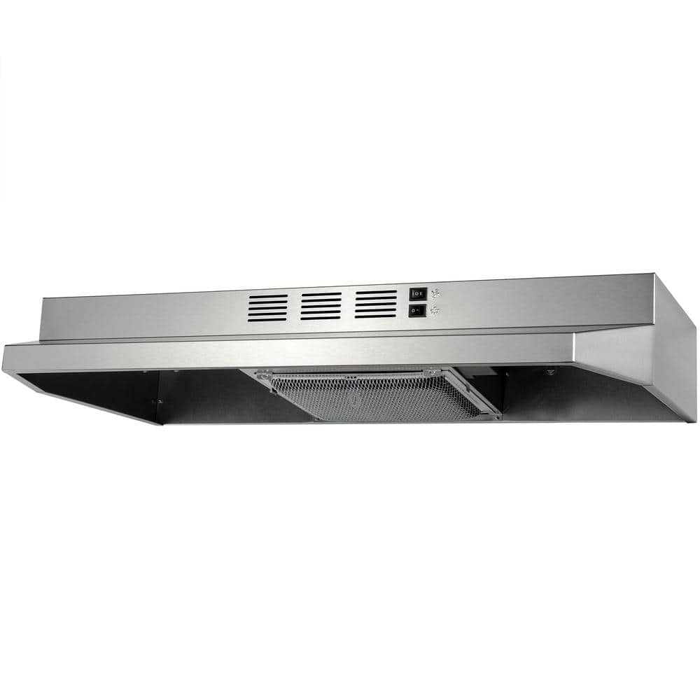 AKDY 36-in Stainless Steel Under Cabinet Range Hood with Charcoal Filter