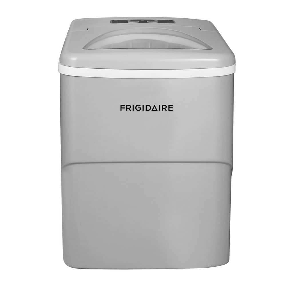 Frigidaire 26 lbs. Freestanding Ice Maker in Silver