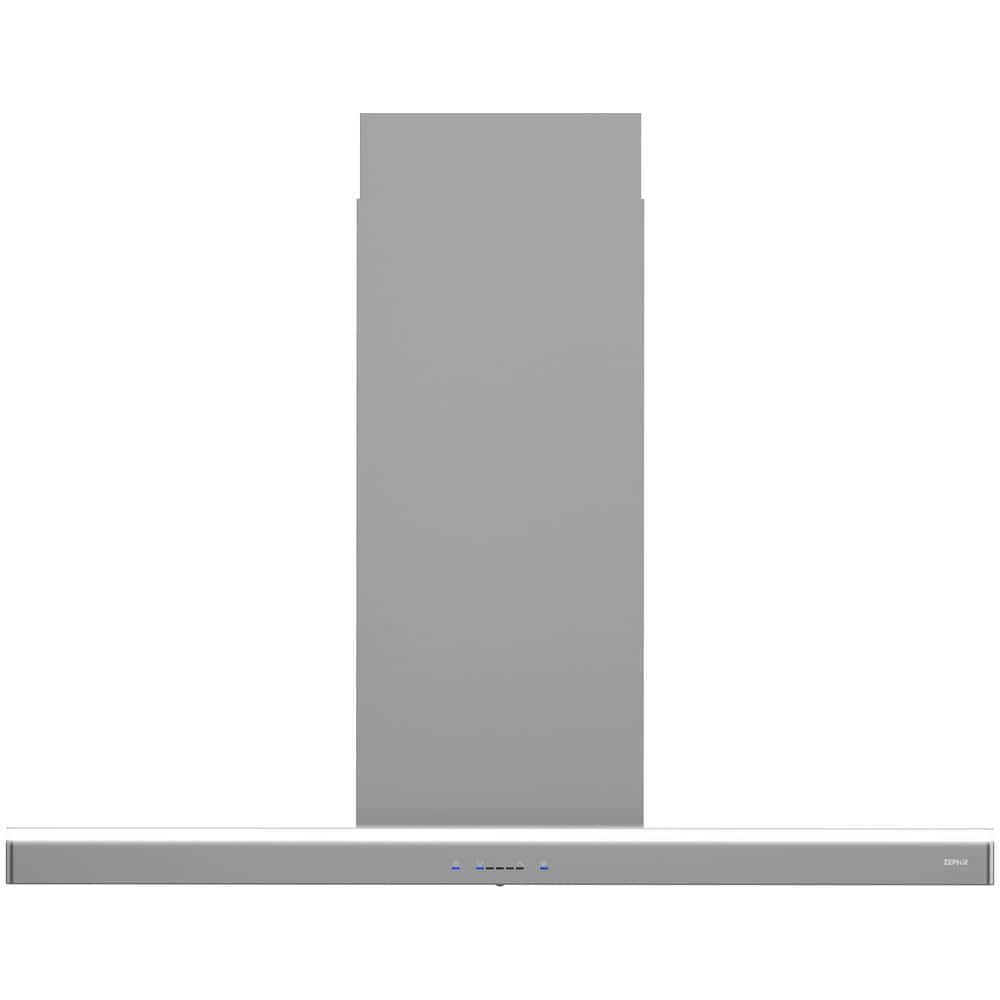 Zephyr Luce 36 in. 600 CFM Convertible Island Mount Range Hood with LED Light in Stainless Steel