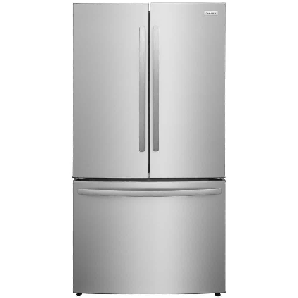 Frigidaire 36 in 29 cu. ft. Standard Depth French Door Refrigerator in Smudge-Proof Stainless Steel with Internal Water Dispenser
