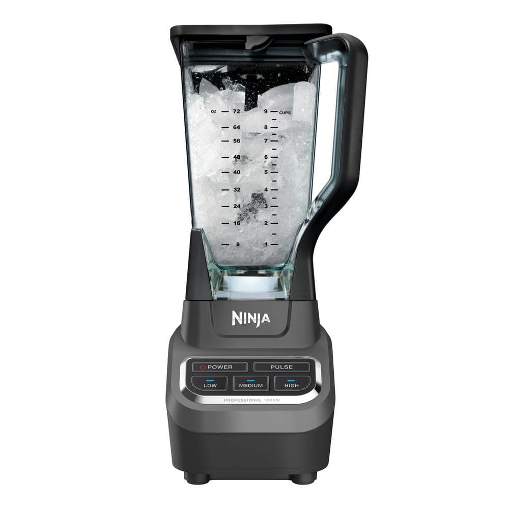 NINJA 72 oz. Professional Blender, 3 Speed, 1000-Watt, with Pulse Control, Ice Crushing, and Pureeing - Black