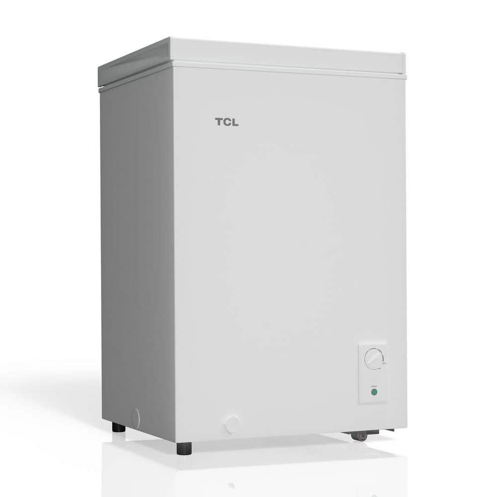 TCL 3.4 cu. ft. Manual Defrost Chest Freezer in White