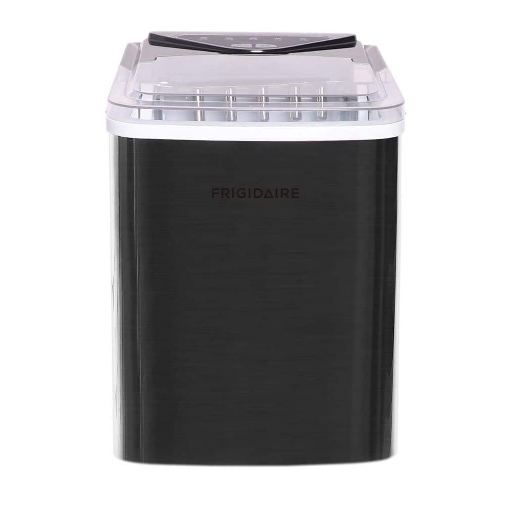Frigidaire 9.4 in 26 lbs. Bullet Countertop Ice Maker in Black