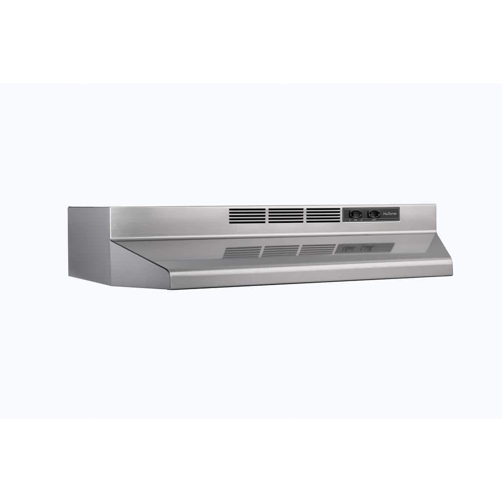 Broan-NuTone RL6200 Series 30-Inch Ductless Under-Cabinet Range Hood, Stainless Steel Finish