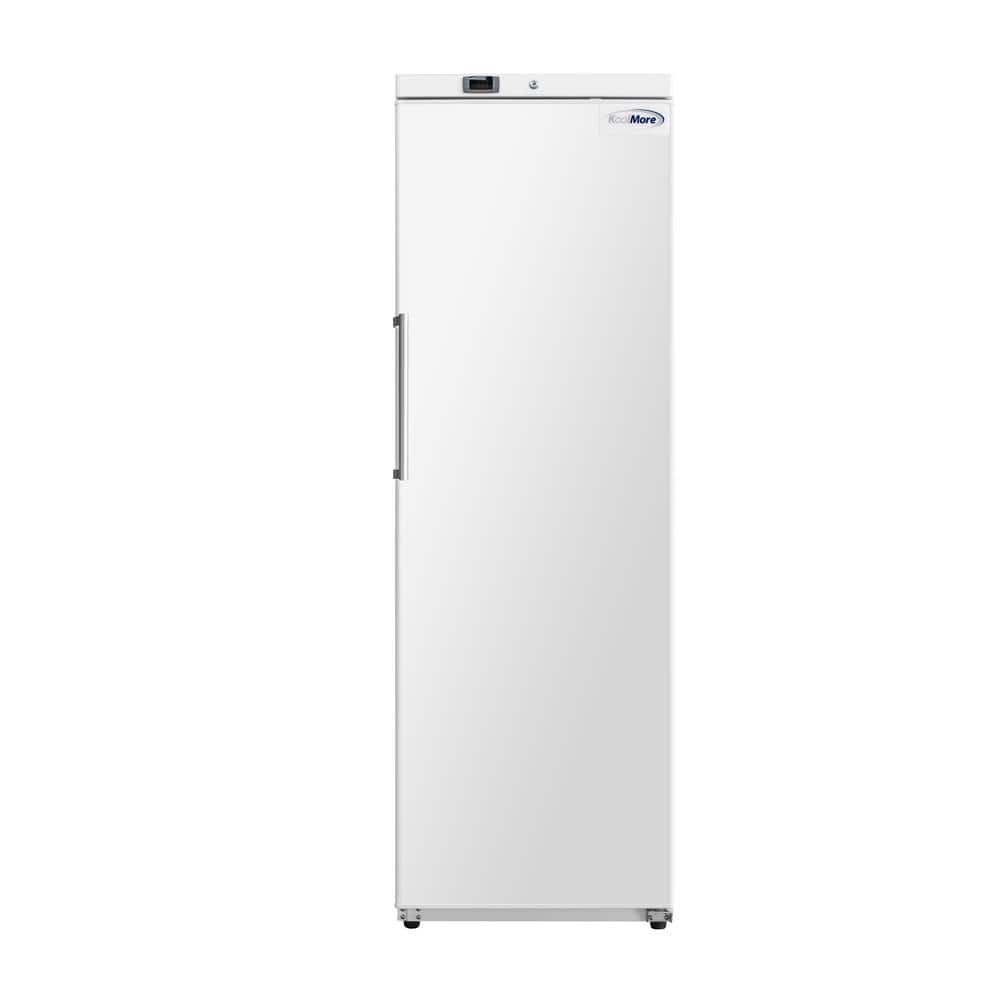 Koolmore 23 in. 12 Cu. Ft. Auto / Cycle Defrost Commercial Reach-In Upright Freezer in White.