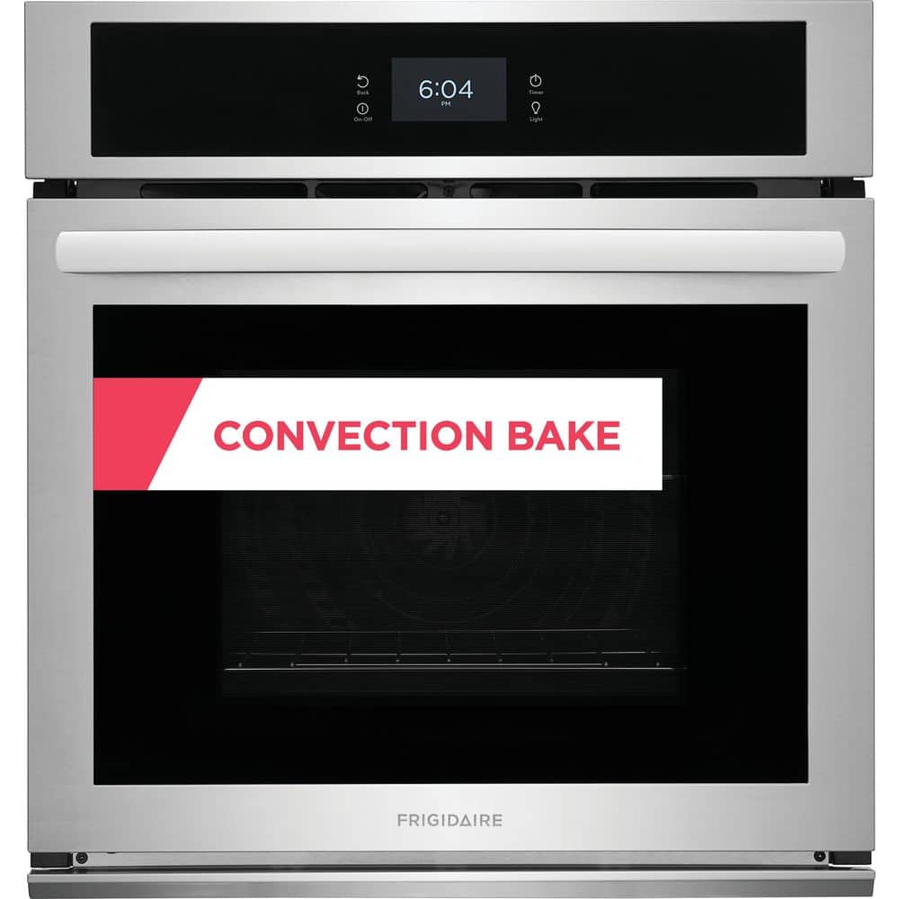 Frigidaire 27 in. Single Electric Built-In Wall Oven with Convection in Stainless Steel