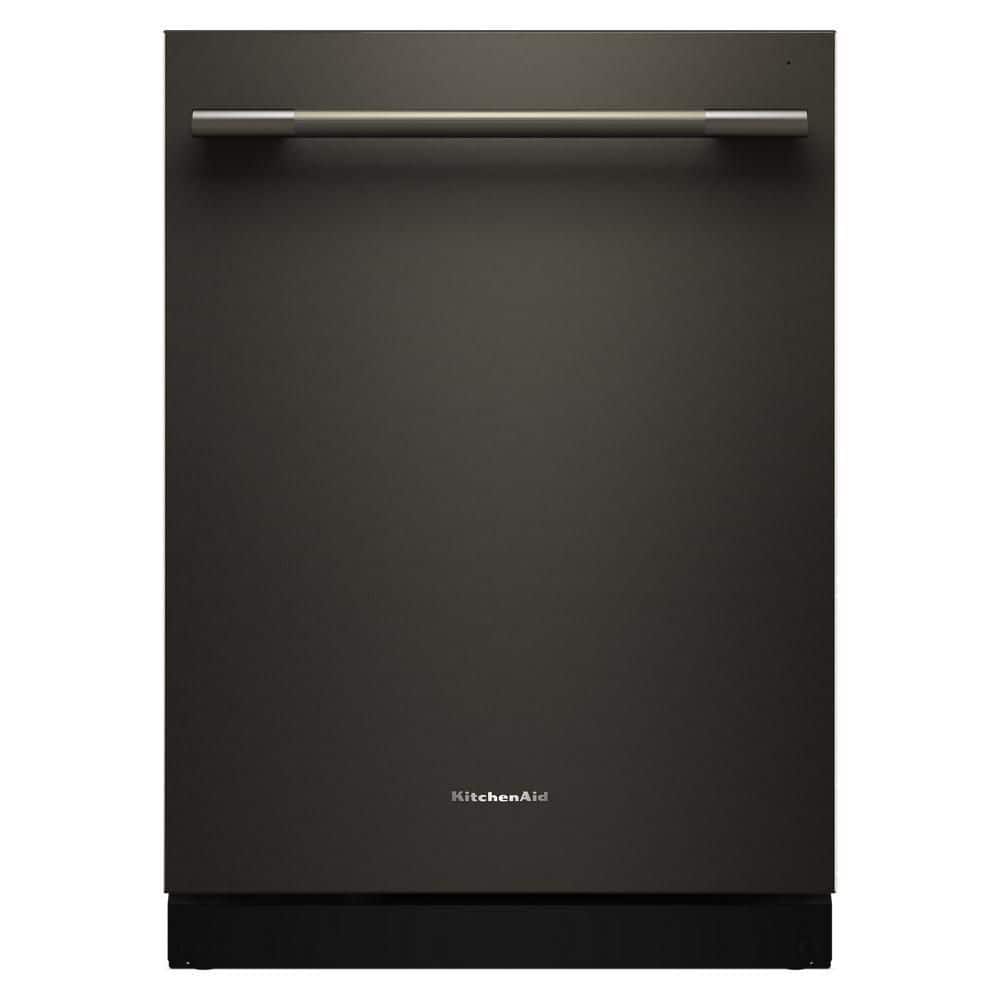 KitchenAid 24 in. Top Control Built-In Tall Tub Dishwasher in Black Ore with ProDry System