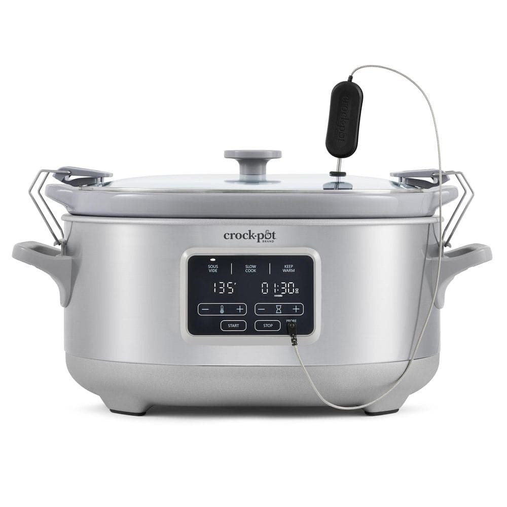 Crock-Pot 7 qt. Stainless Steel Slow Cooker with Sous Vide