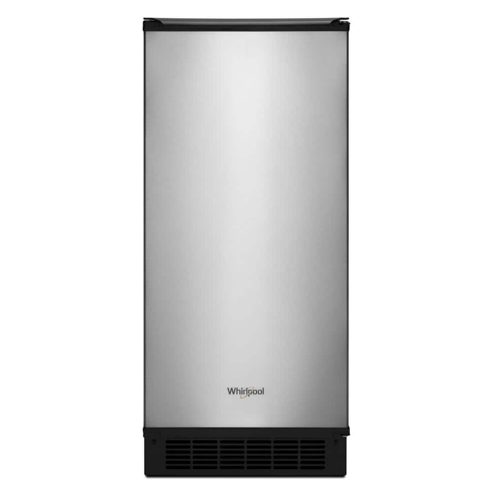 Whirlpool 15 in. 50 lb. Built-In Ice Maker in Fingerprint Resistant Stainless Steel