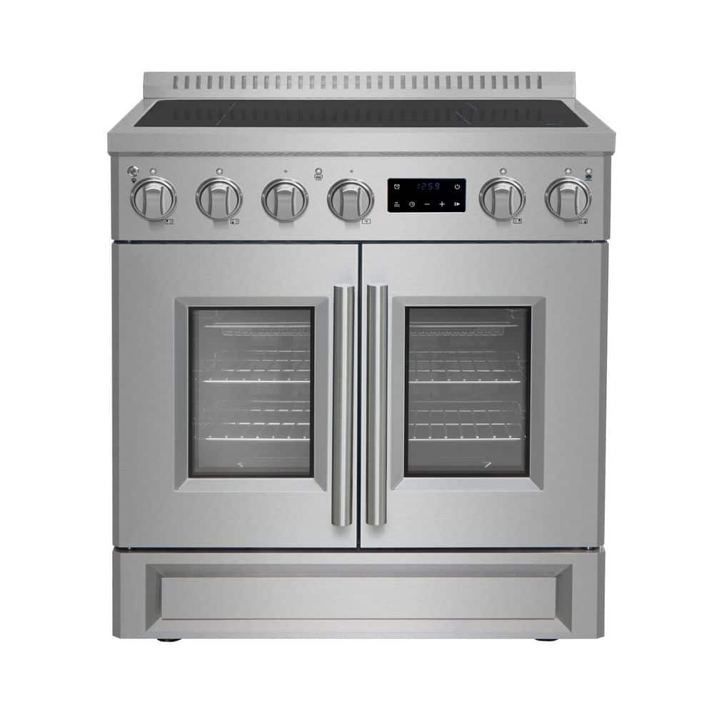 Forno Torino 30 in. French Door Induction Range with Air Fryer and True Convection Oven