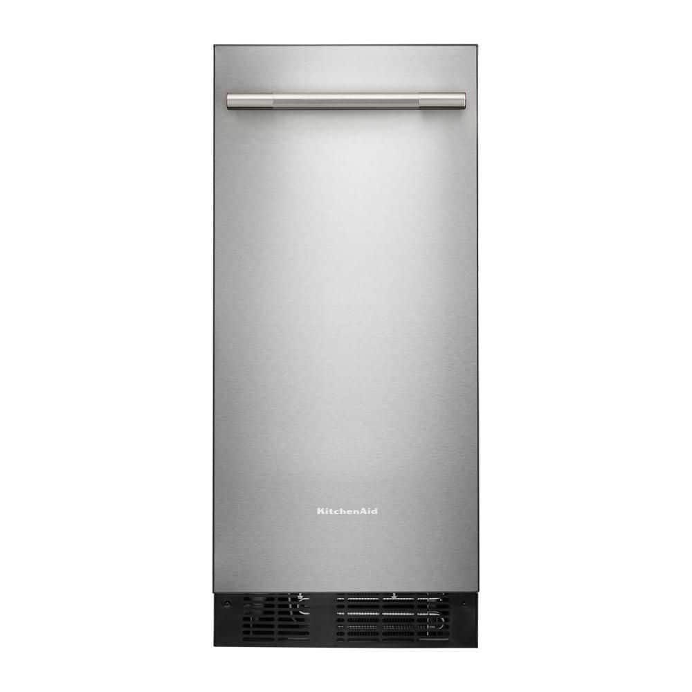 KitchenAid 15 in. lb. Cubes Built-In Ice Maker in PrintShield Stainless Finish with Clear Ice Technology