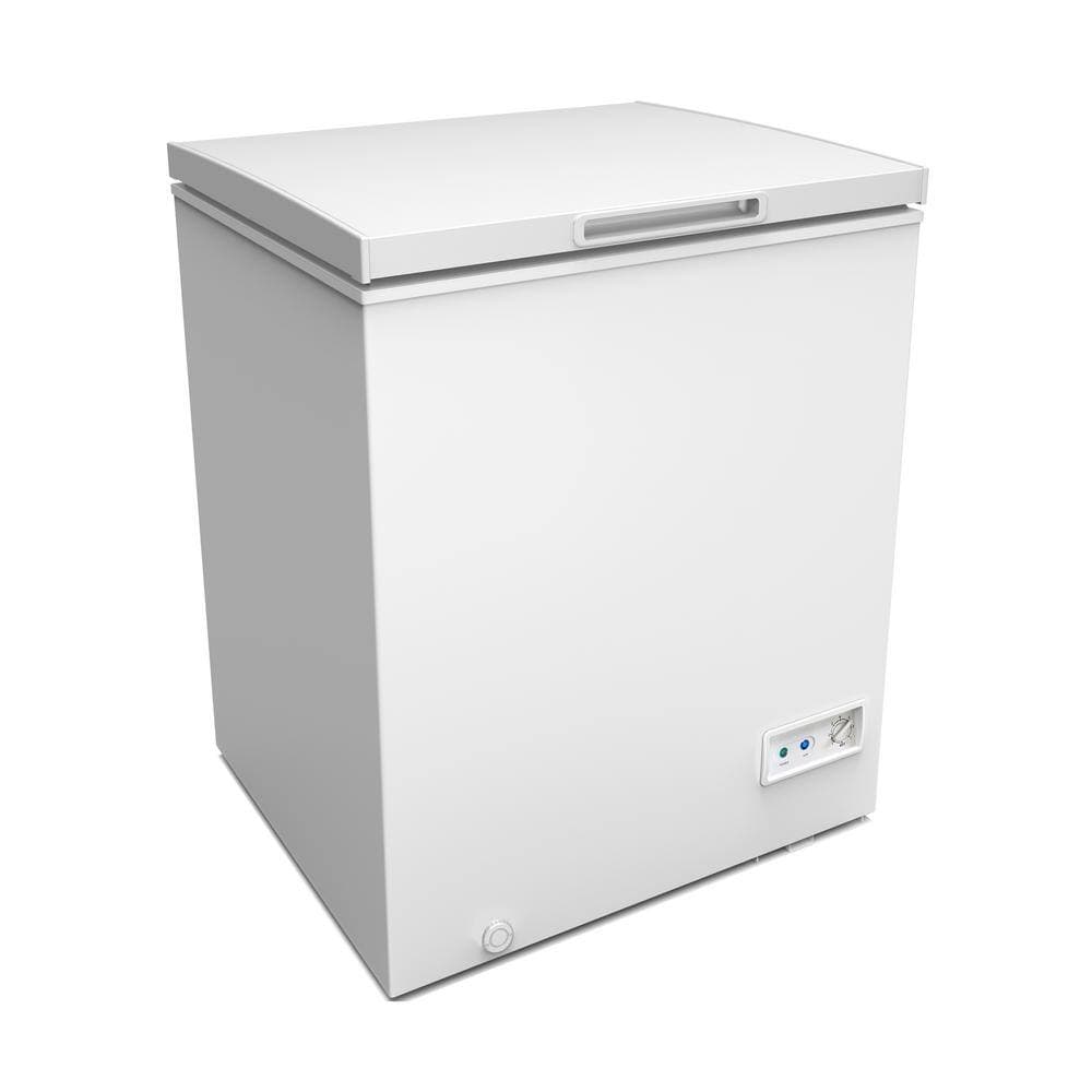 Avanti 25 in. 5.0 cu. ft. Manual Defrost Chest Freezer in White Garage Ready