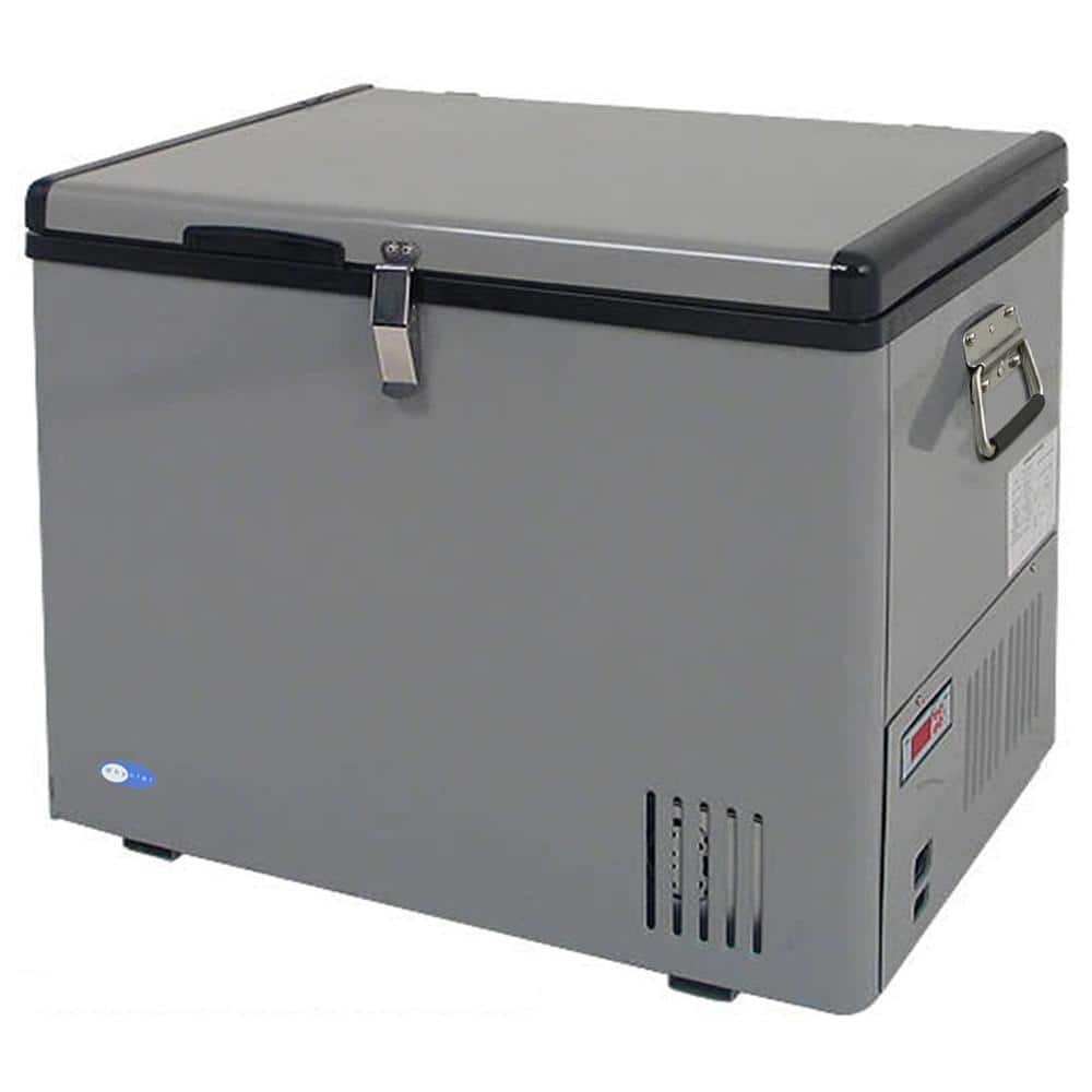 Whynter Portable Freezer Car Fridge Compressor 1.41 cu. ft. 45 qt. for RV AC / DC 12V / 24V with Temperature Control in Gray