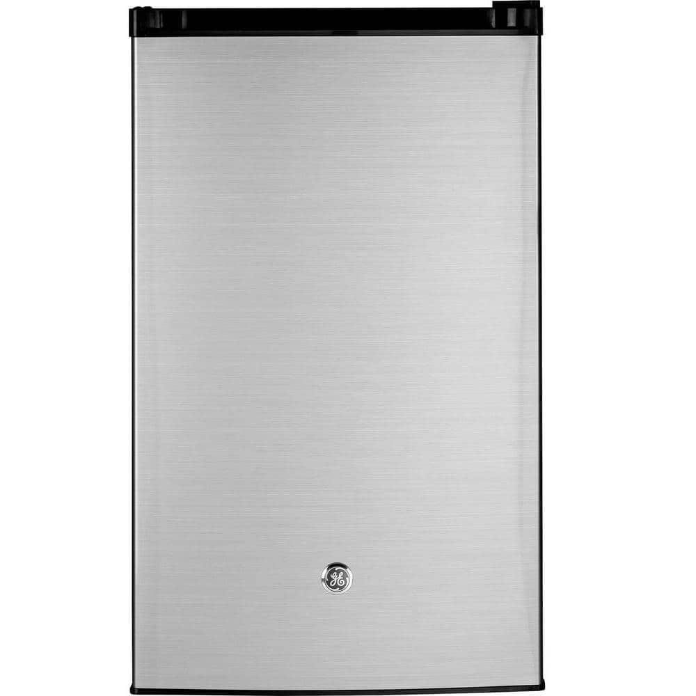 GE 4.4 cu. ft. Mini Fridge in Clean Steel