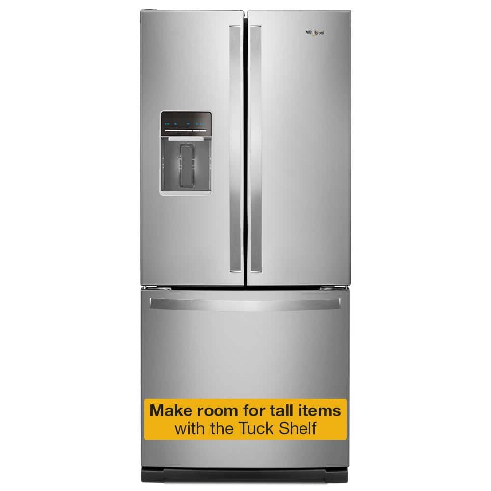 Whirlpool 19.7 cu. ft. French Door Refrigerator in Fingerprint Resistant Stainless Steel