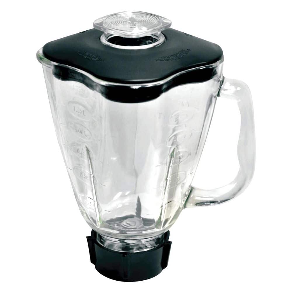 Brentwood 60-Oz. Blender Glass Jar Replacement 6-Piece Set for Oster Blender P-OST723