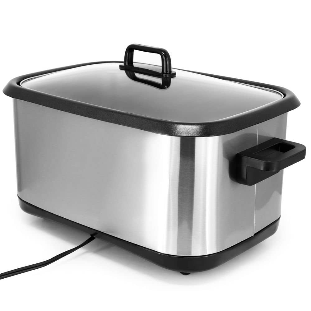 MegaChef 8 Quart 12-in-1 Stainless Steel Silver Deluxe Multi Cooker with Sous Vide and Multi-Functions