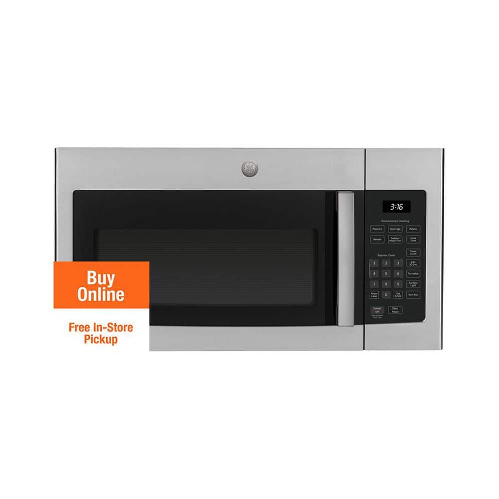 GE 1.6 cu. ft. Over-the-Range Microwave in Stainless Steel