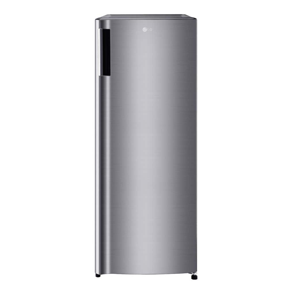 LG 20.63 in. W. 6 cu. ft. Single Door Top Freezer Refrigerator with Inverter Compressor & Pocket Handle in Platinum Silver
