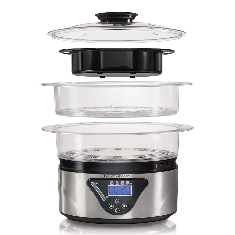 Hamilton Beach 22-Cup Stainless Steel Digital Food Steamer