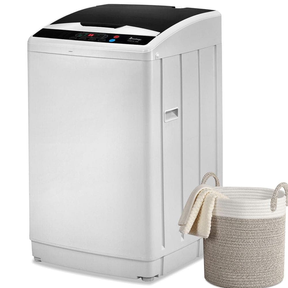 Karl home 2.3 cu ft. Portable Top Load Washer in White