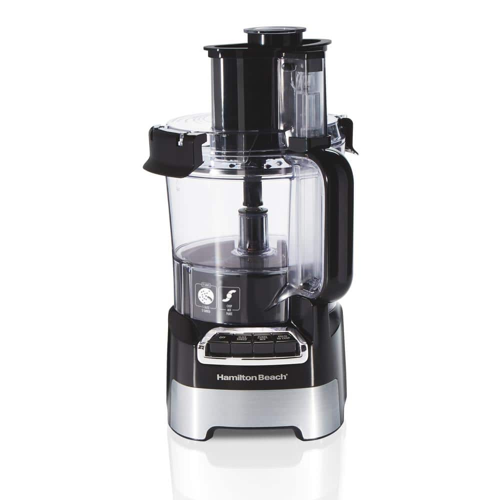 Hamilton Beach 10-Cup 3-Speed Black Food Processor