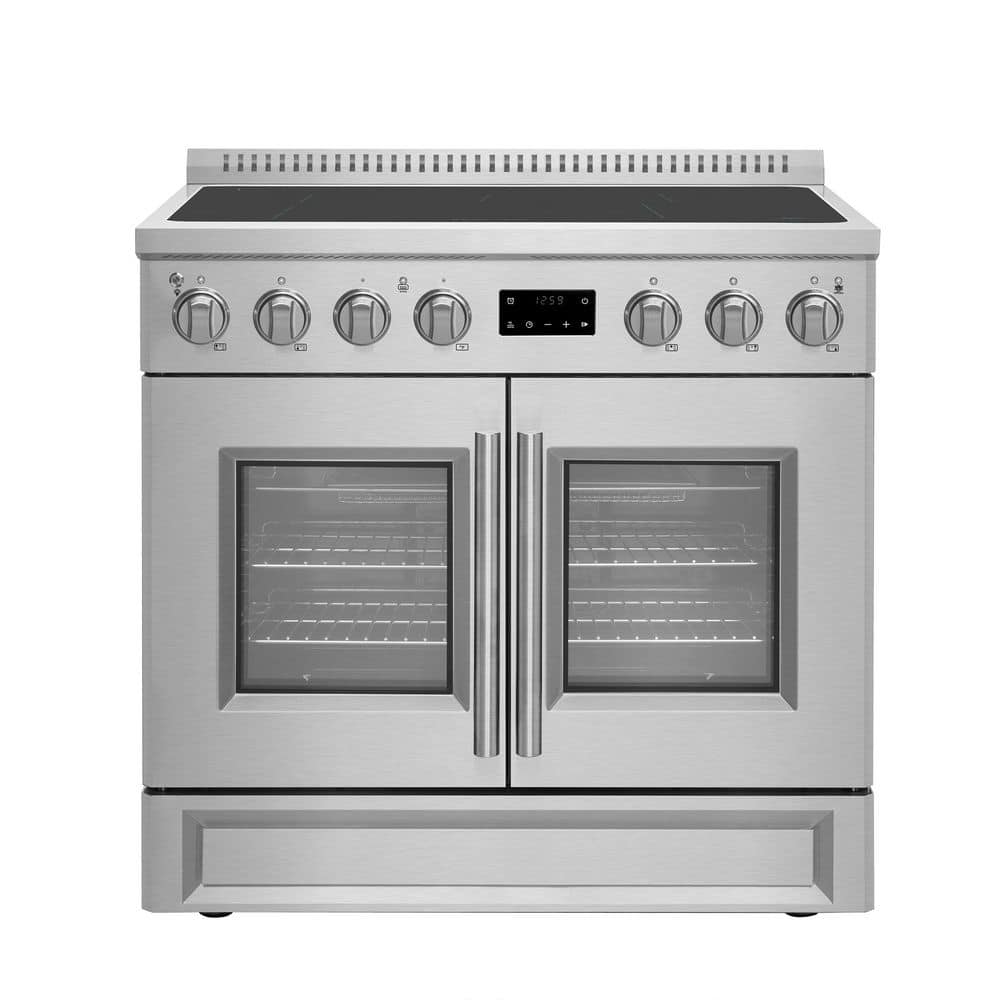 Forno Torino 36 in. French Door Induction Range with Air Fryer and True Convection Oven
