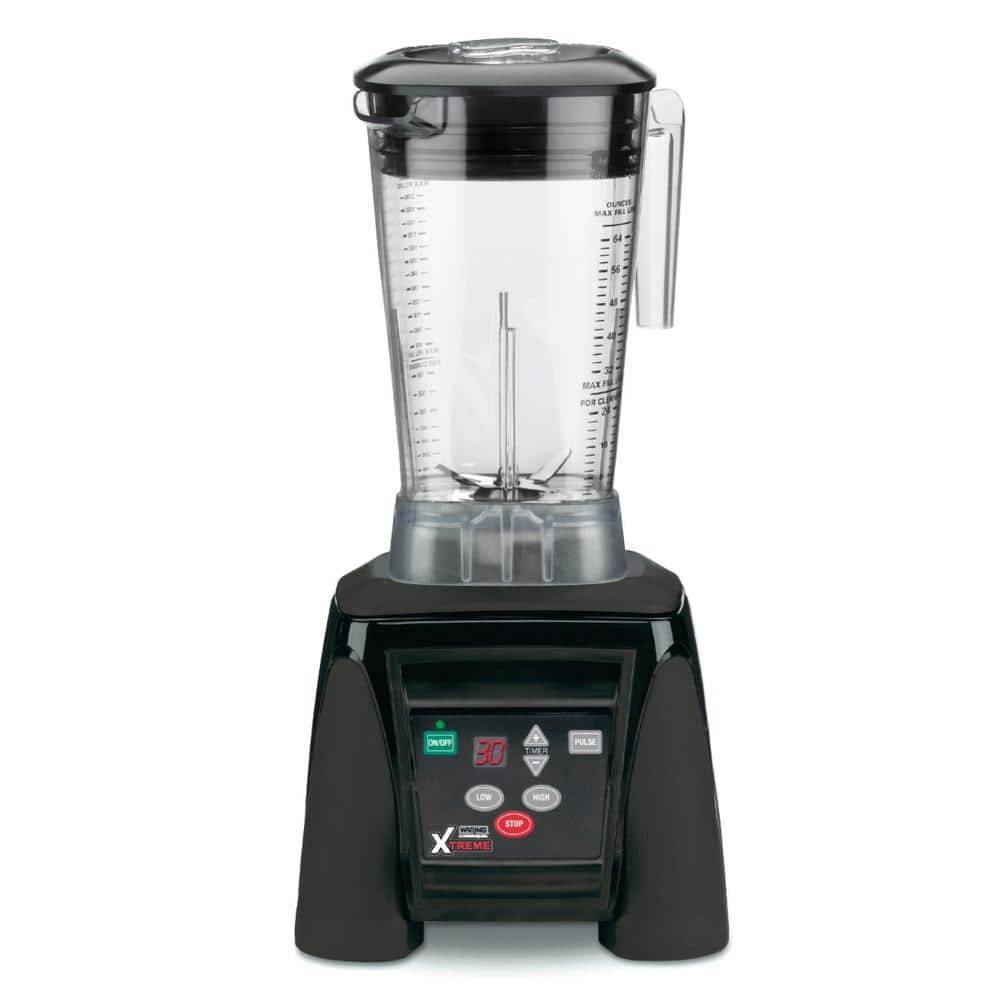Waring Commercial Xtreme 64 oz. 2-Speed Clear Blender with 3.5 HP, Electronic Keypad and 30-Second Timer