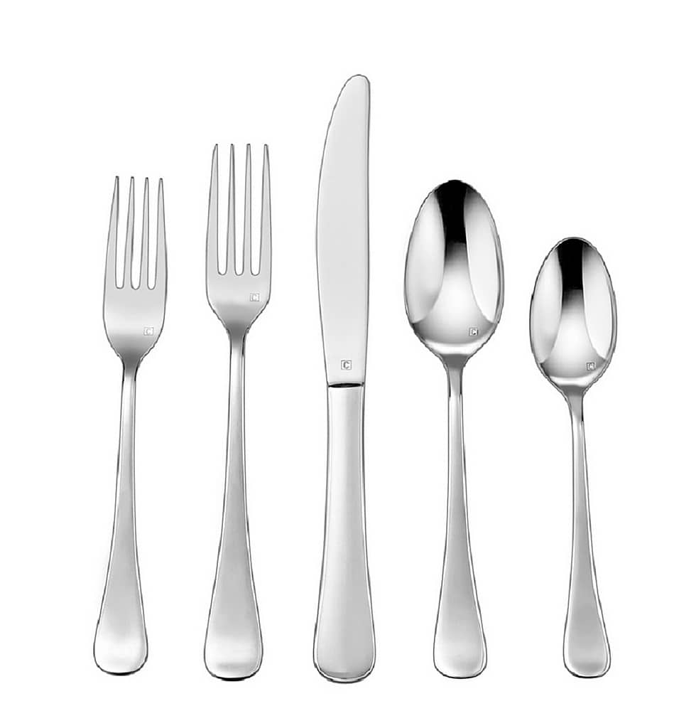Cuisinart - Trevoux Collection 20-Piece Flatware Set - Silver