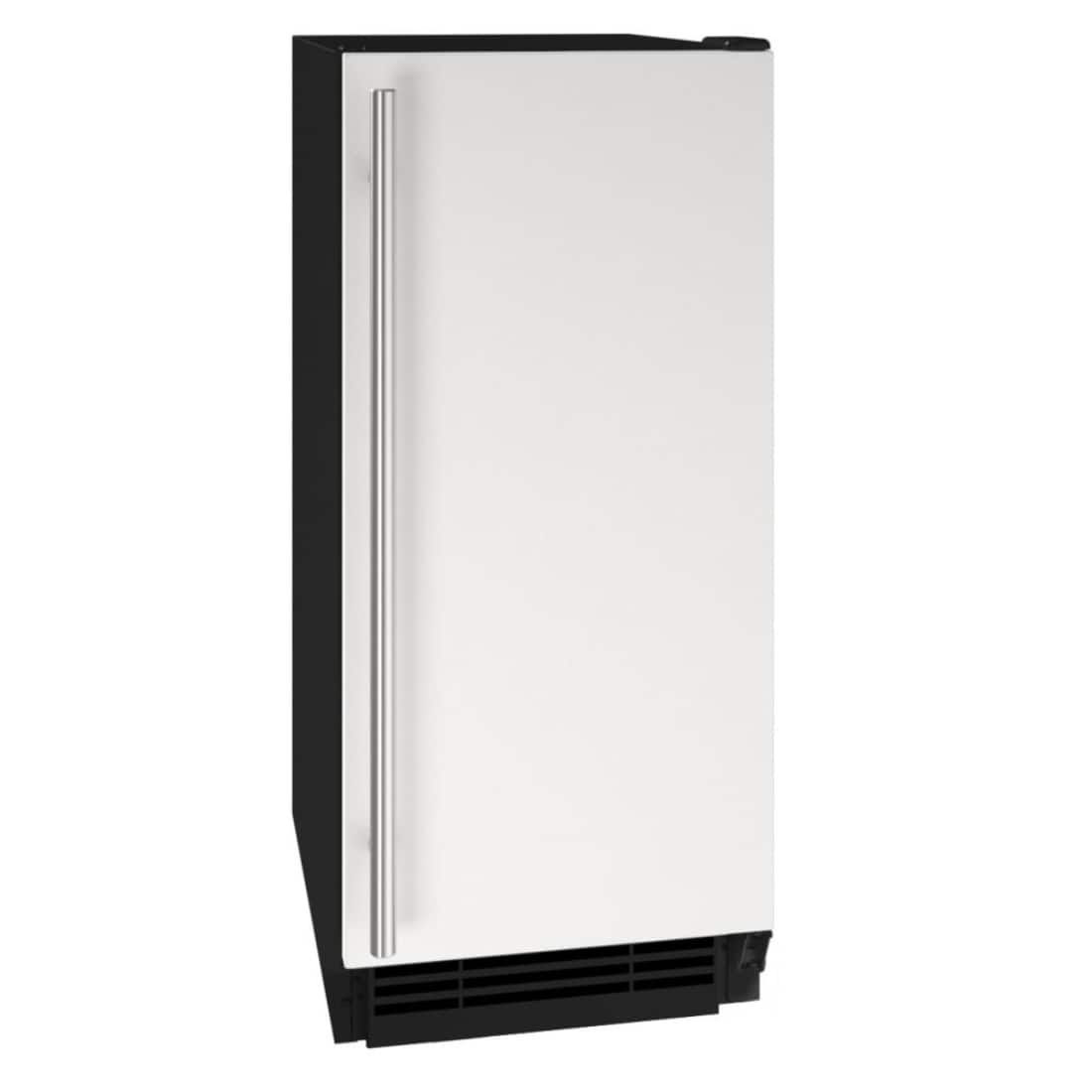 U-Line - 15" 55-Lb Freestanding Icemaker - White Solid