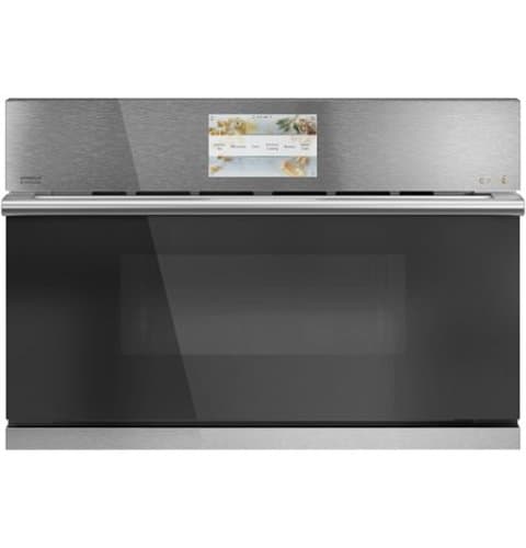 Café - 1.7 Cu. Ft. Convection Built-In Microwave with 120V Five in One Advantium Technology - Platinum Glass