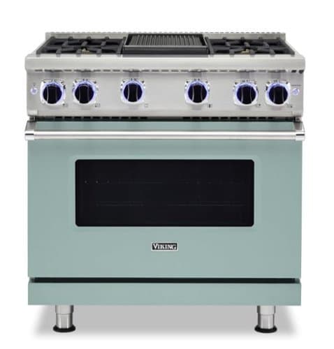 Viking - VGR Freestanding 7 Series Gas 36" Range - Splash