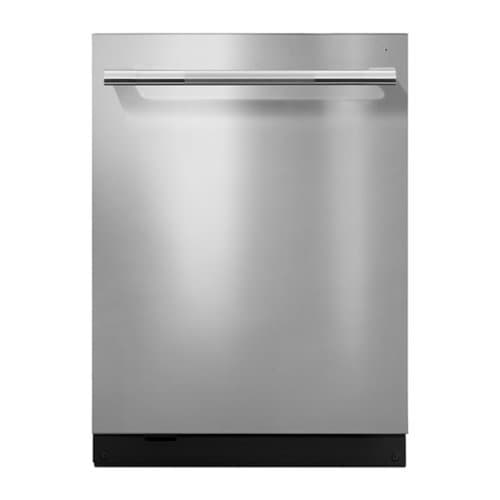 JennAir - 24" Top Control Built-In Dishwasher with Precise Fit 3rd Rack for Cutlery with Plasma Coating, 39 dBA - Stainless Steel
