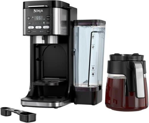 Ninja - Refurbished DualBrew XL Hot & Iced Coffee Maker, Single-Serve, Compatible with K-Cups & 14-Cup Drip Coffee Maker - Stainless Steel