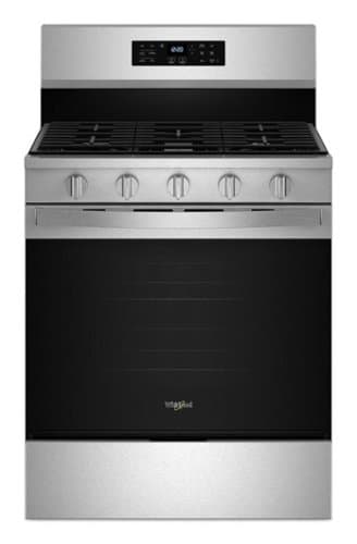 Whirlpool - 5.0 Cu. Ft. Freestanding Single Gas Range with Air Fry and Air Baking - Stainless Steel