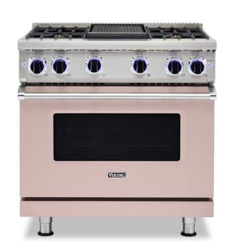Viking - VGR Freestanding 7 Series Gas 36" Range - Blush