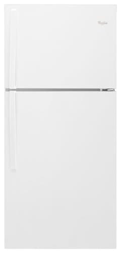 Whirlpool - 19.2 Cu. Ft. Top-Freezer Refrigerator - White
