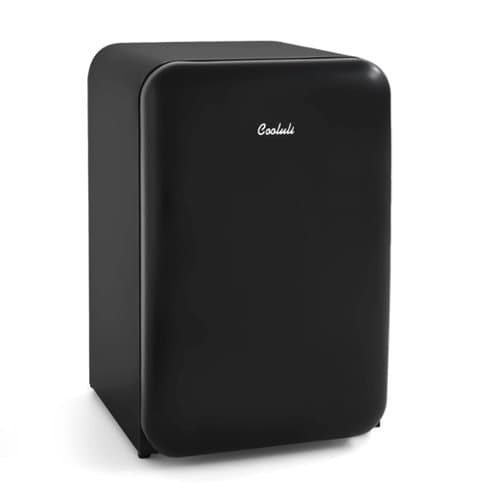 Cooluli - Curve 3.8 cuft Freestanding Compressor Fridge - Black