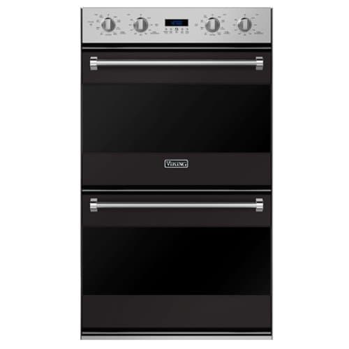 Viking - 30" Built-In Electric Convection Double Wall Oven - Onyx