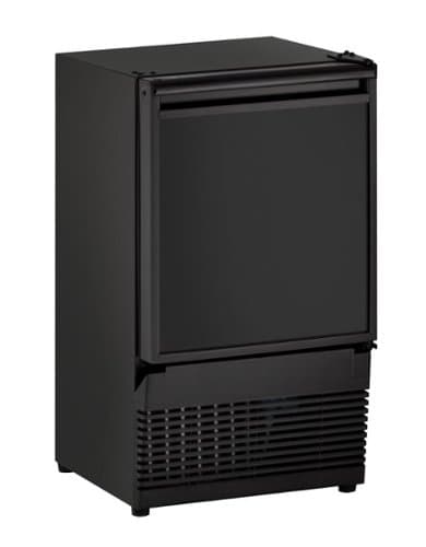 U-Line - 14" 23-lb Ice Maker - Black