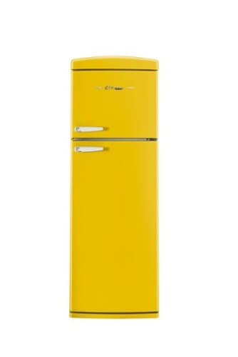 Unique Appliances - Classic Retro 11 cu.ft. Top Freezer Refrigerator - Canary Yellow