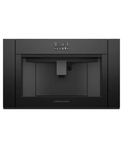 Fisher & Paykel - 30" Built-In Coffee Maker, 13 Functions, Touch Controls - Contemporary (Soft - Black