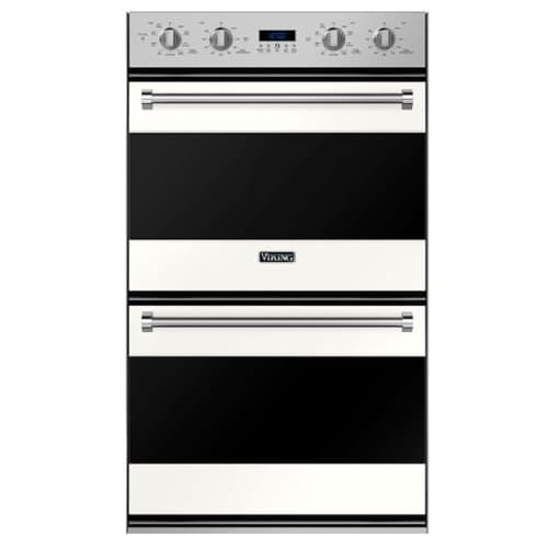 Viking - 30" Built-In Electric Convection Double Wall Oven - Pure White